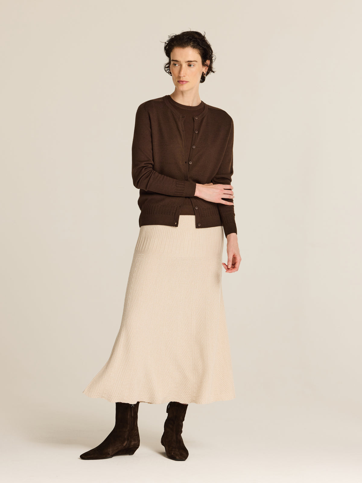 Twinset con canalé
