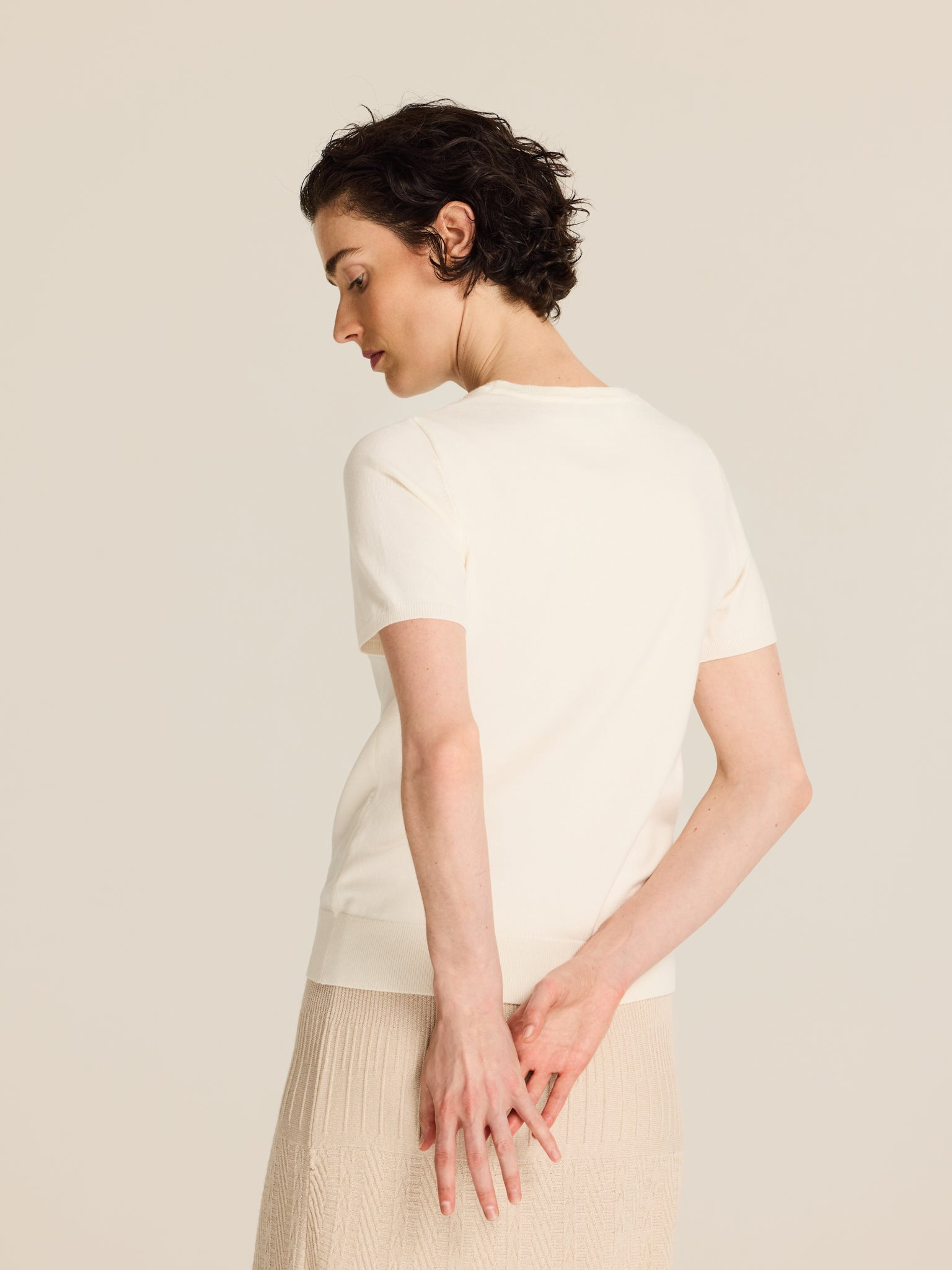 Twinset de punto de viscosa