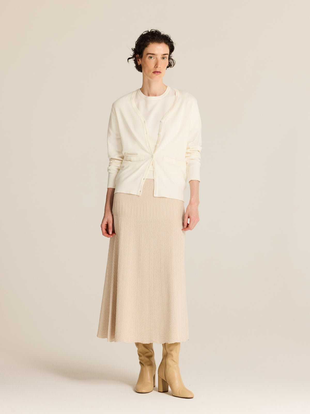 Twinset de punto de viscosa