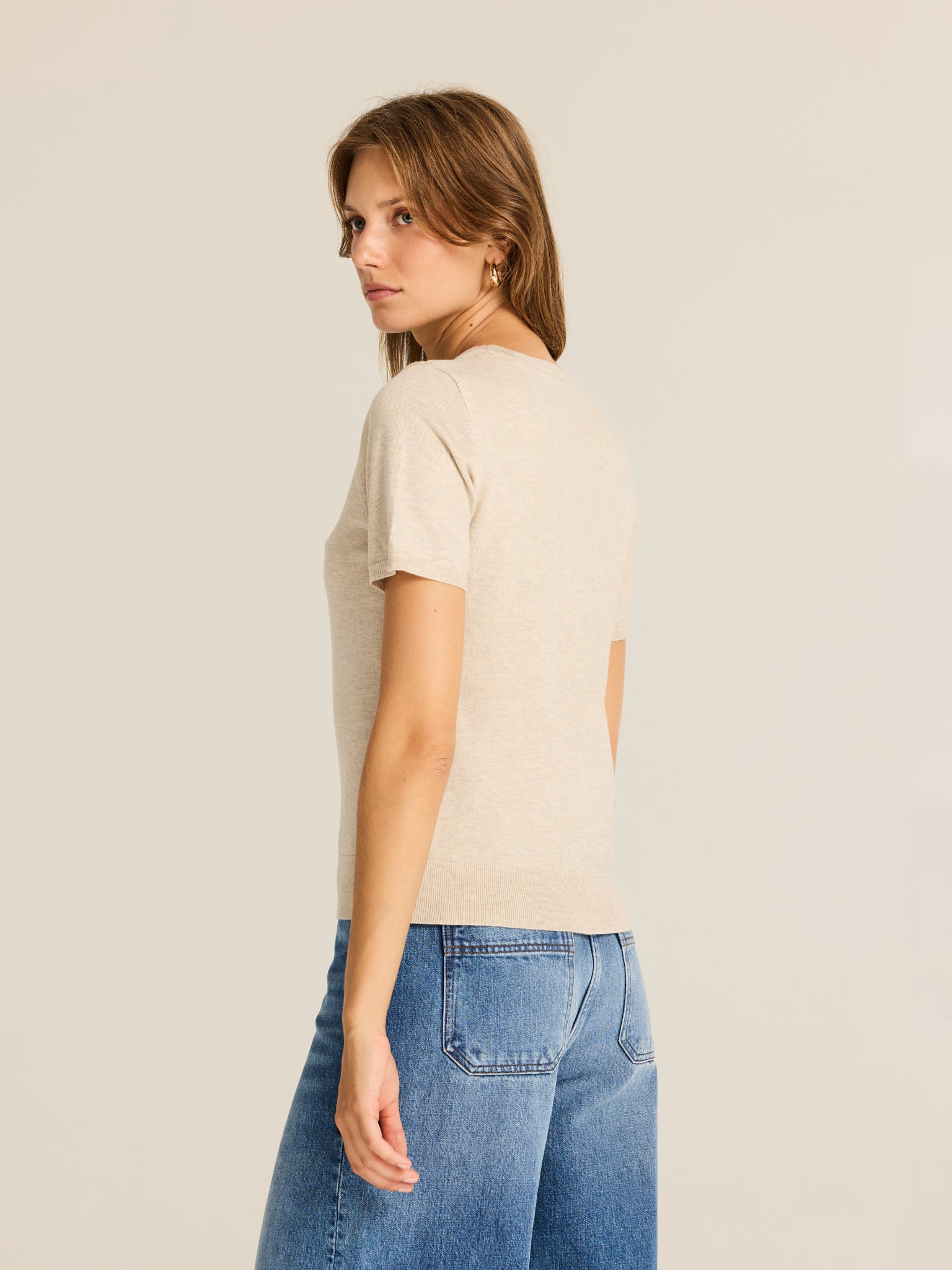 Twinset de punto de viscosa