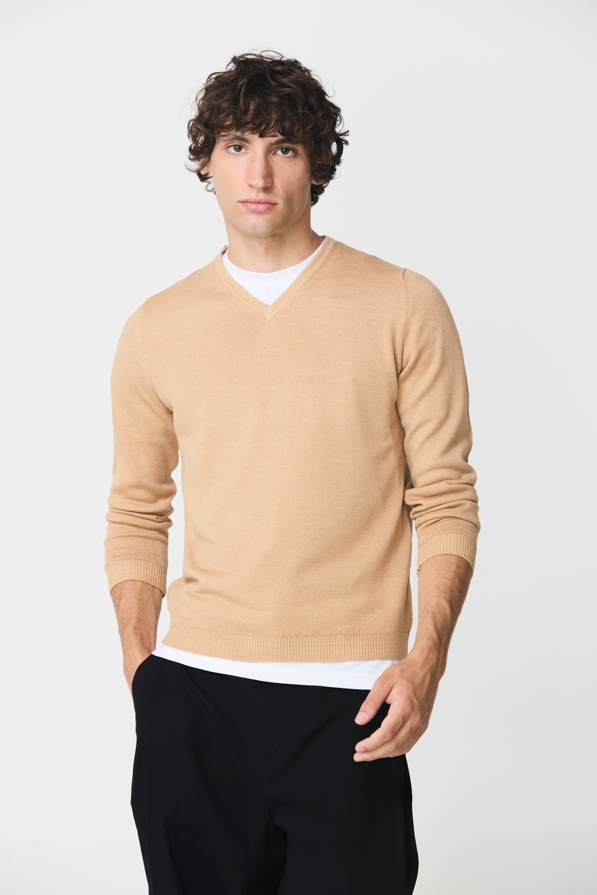 V-neck sweater